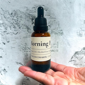 Mandarin Tea Perfume Oil • Crisp Paper & Iris • Light Academia Scent • Clean Office Gift