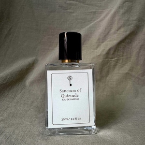 Sanctum of Quietude Perfume | Woody Tea & Pepper Unisex Fragrance | Dark Academia, Pine Musk, Indie Perfume