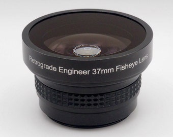 0.42x Fisheye Objektiv 37mm - Retrograde Techniker Fisheye Objektiv mit 12,5x Makrofunktion