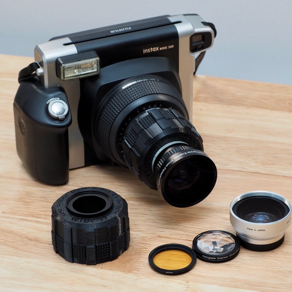 Adaptateur d'objectif Instax Wide 37 mm pour appareils photo 300/210 - The Wide-37