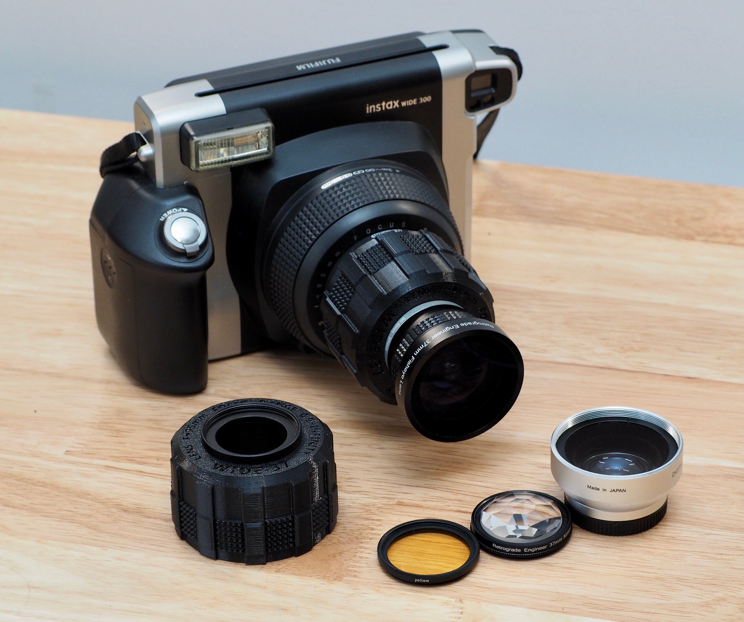 Instax Wide 37mm Lens Adapter for 300/210 Cameras - the Wide Instax Wide 37mm Lens Adapter for 300/210 Cameras - the Wide