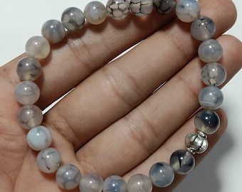 Attractive Septarian Gemstone Bracelet, Adjustable Black Septarian Bracelet Use For Daily Wear Fashion, Wholesale Price Lot