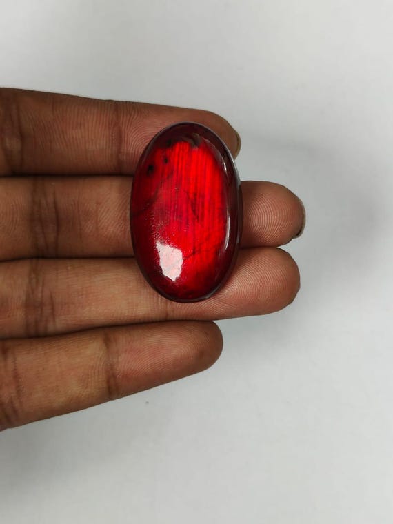 Vibrant Purple Coated Labradorite Gemstone Iridescent Polished