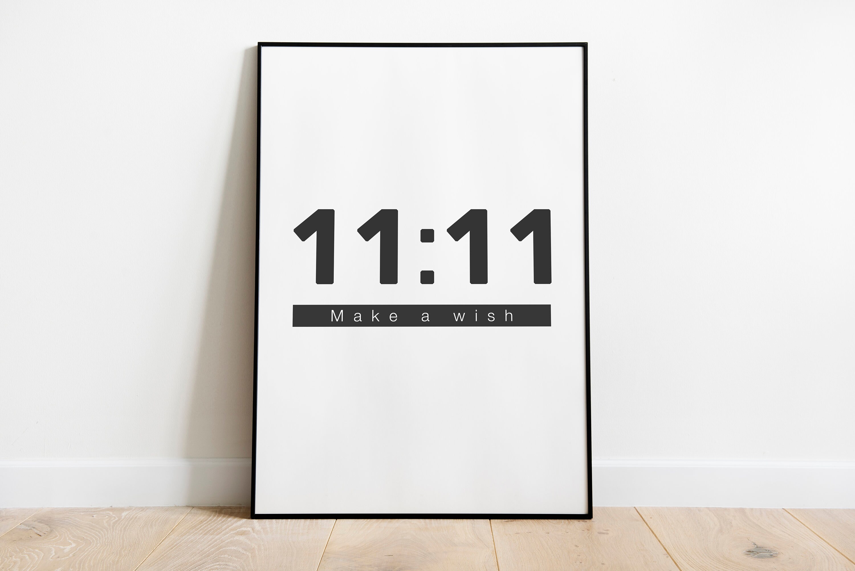 1111 Make A Wish PRINT Wall Art Quote Print Typography - Etsy Ireland