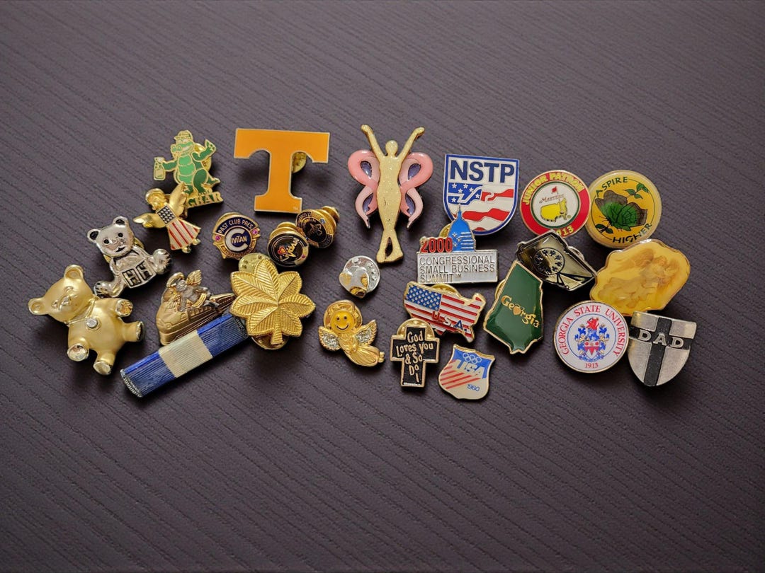 Set of 26 Various Hat Pins - Etsy