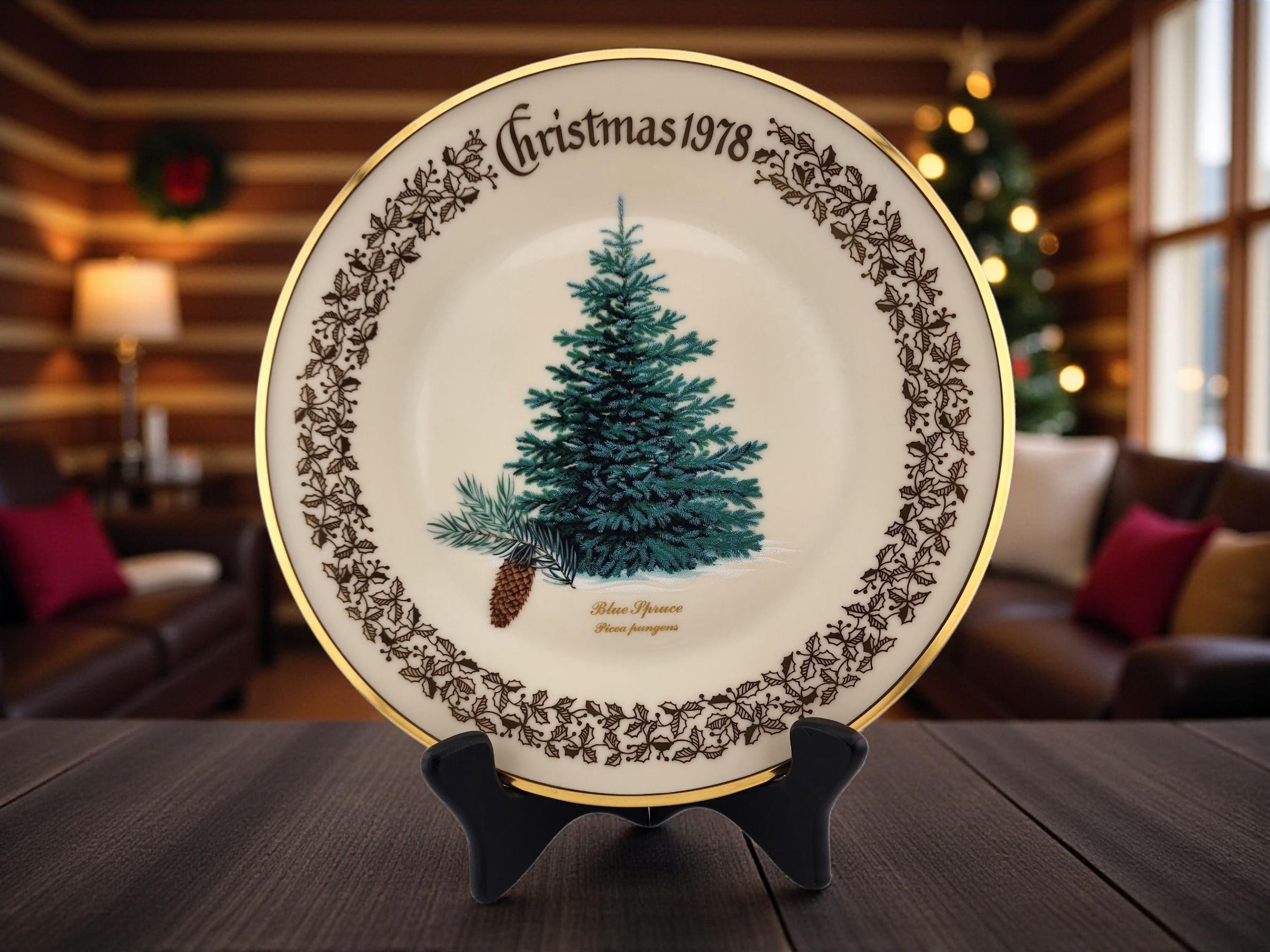 1978 Christmas Plate - Etsy