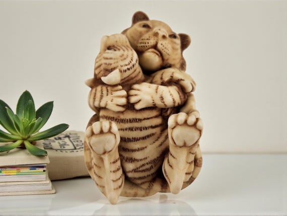 Harmony Kingdom "Of The Same Stripe" Tiger Figurine Trinket Box