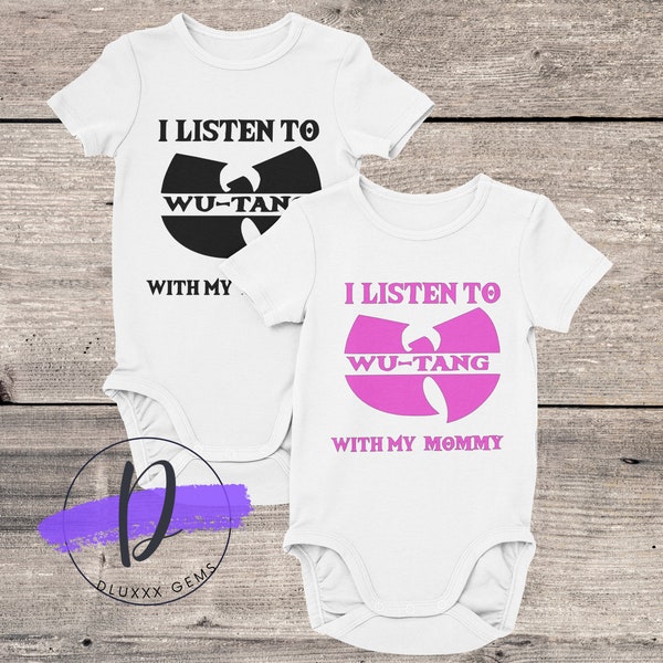 Wu-tang "Mommy" onesie