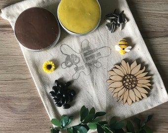 Easter Sunflower Mini Playdough/Sensory Kit