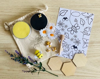 Mini plastilina/kit sensorial Honey Bee