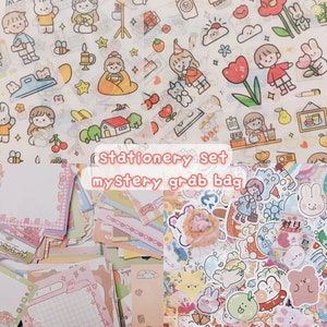 Set di cancelleria All Inclusive Mystery Grab Bag (coreano e kawaii)