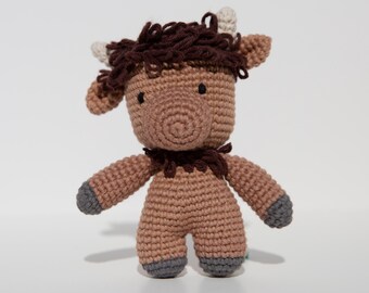 Crochet Bison - Handmade Crochet Animal Toys