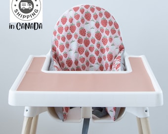 Berry Fields | Ikea highchair cushion cover | Antilop pillow cover