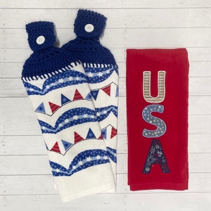 3 Piece Towel Set. “USA” - Use Anywhere and Anytime of the Year!