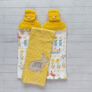 3 Piece Towel Set “Happy Easter” Appliqué - Use Anywhere!