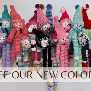Handmade Crochet Clowns - New Add A Heart Option to Our So Soft and Squishy Clowns Made From a 1970’s Vintage Pattern