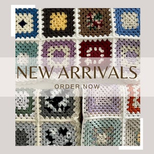 Beautiful Hand Crochet Classic Granny Square Throw / Blanket- Add a Touch of Charm to Your Home