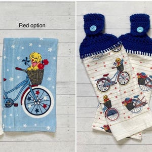 3 Piece Towel Set, A bicycle built for two - Use Anywhere and Anytime of the Year!