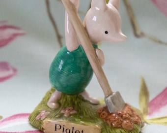 Rare: Royal Doulton Piglet plants a Haycorn