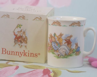 Bunnykins beaker: fine porcelain by Royal Doulton (boxed)