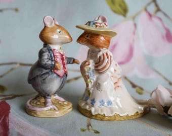 Brambly Hedge Poppy and Dusty: fine porcelain (Royal Doulton)