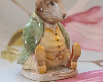Beatrix Potter Samuel Whiskers (Royal Doulton Beswick 1961): gold back stamp