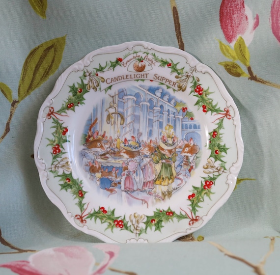 Brambly Hedge Mid Winter Complete Four Plate Set: 8 Inch Plates