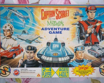 Relive childhood favourites with the Captain Scarlett board game (1993): complete