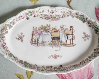 Royal Doulton Brambly Hedge tea service serving plate: fine porcelain