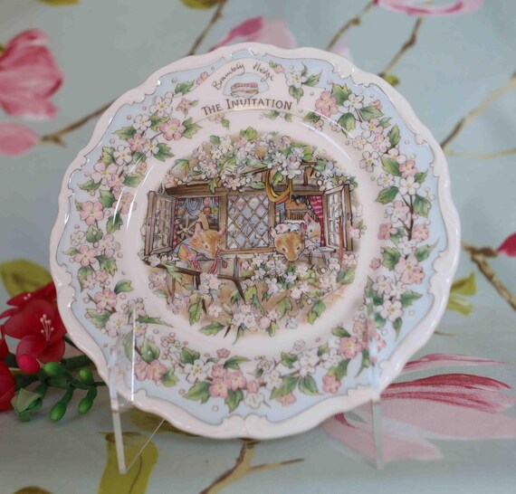 Royal Doulton brambly hedge Winter trio cup & saucer plate