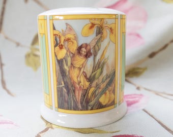 Royal Worcester fine porcelain flower fairies money box: saving magically (1996)
