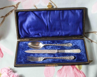 Boxed Carrington and Company christening set
