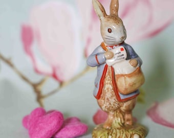 Royal Albert Peter Rabbit with post bag (Beatrix Potter): rare