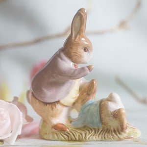 Benjamin Bunny and Peter Rabbit (Beatrix Potter) - Royal Albert 1985