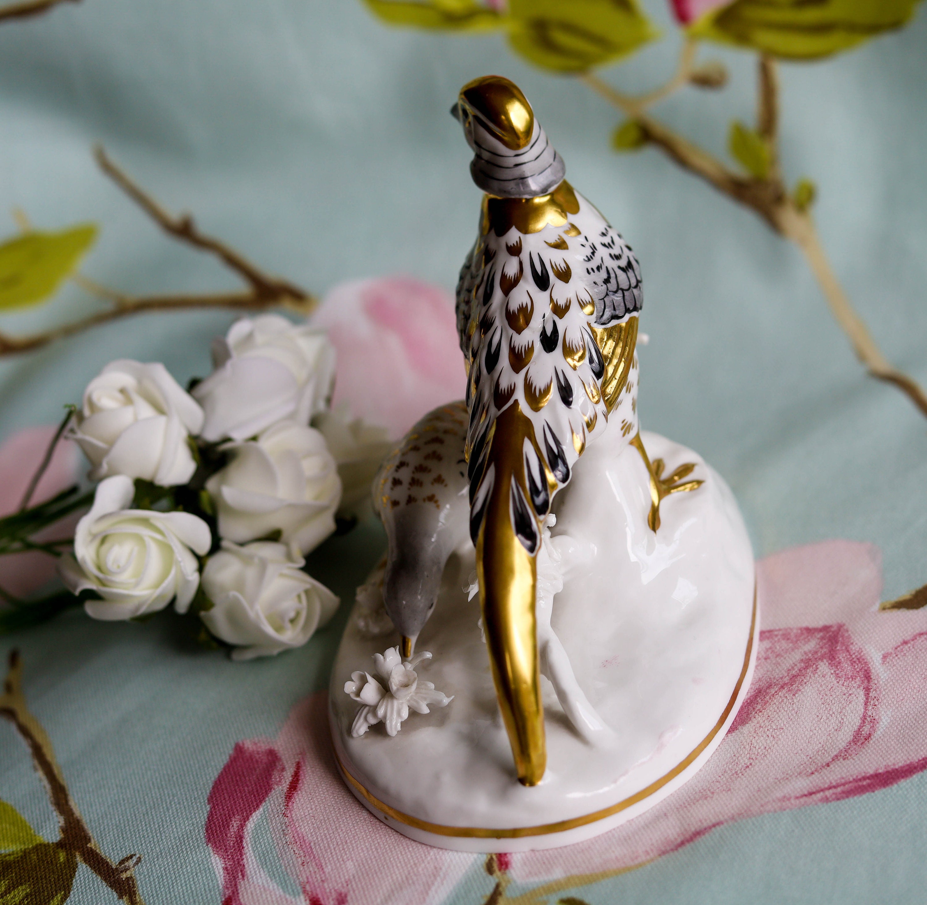 Crown Staffordshire J T Jones: model no. 29 cock and hen