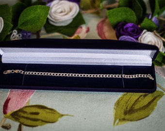 Sterling silver bracelet with new velvet bracelet box