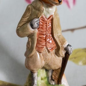 Beatrix Potter Fox Figurine Reading - Etsy