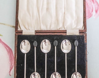 Classic 1920s coffee bean spoons