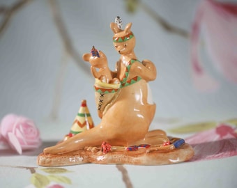 Rare: Royal Doulton Kanga and Roo Little Indians (Winnie the Pooh Wild West Collection)