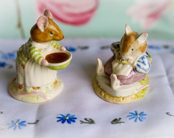 Brambly Hedge Mr and Mrs Toadflax (Royal Doulton 1983)