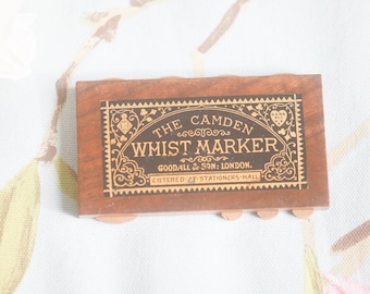 The Camden whist marker: strikingly good condition for age