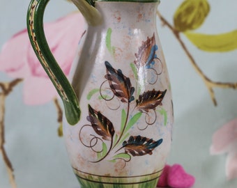 Superb large hand painted and signed Glyn Colledge jug
