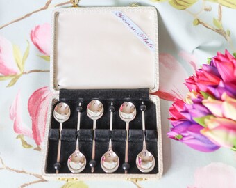 Art Deco coffee bean spoons: