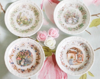 Royal Doulton Brambly Hedge Four Seasons coasters
