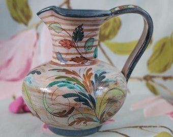 Striking hand painted and signed Glyn Colledge jug