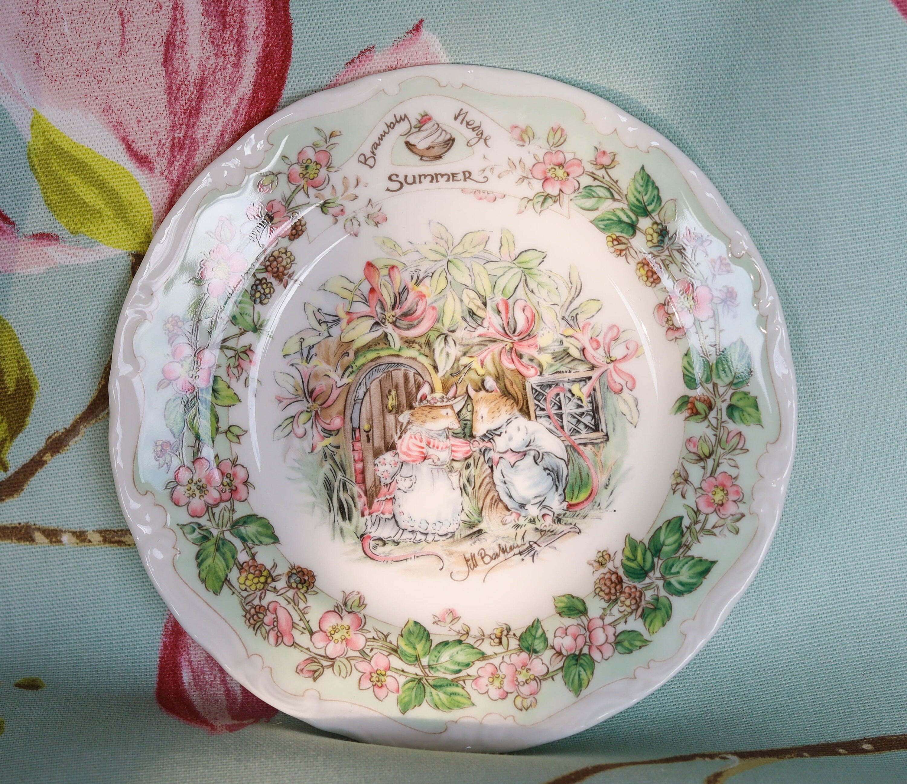 Royal Doulton Brambly Hedge Wedding Plate by Jill Barklem