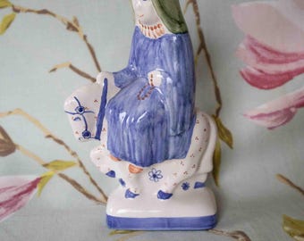Chaucer's Canterbury Tales:  The Nun Prioress (Rye pottery)