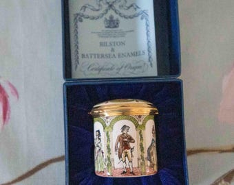 Crummles hand-painted enamel trinketpot for the Metropolitan Opera (Sir Peter Hall, Verdi's Masked Ball)