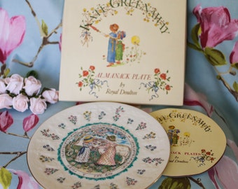Aries from Kate Greenaway's Almanack illustrations reproduced by Royal Doulton: 8.25 inches boxed