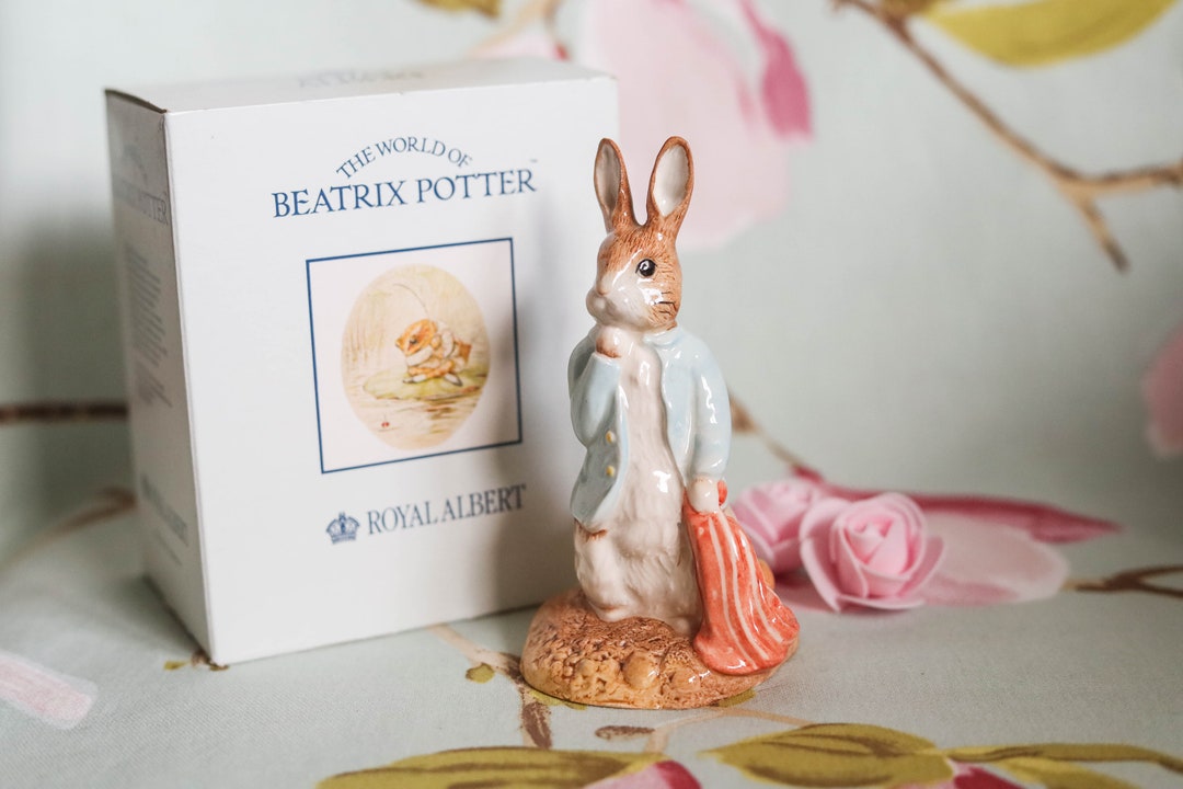 Peter Rabbit With Handkerchief (beatrix Potter) - Royal Albert 1985 - Etsy